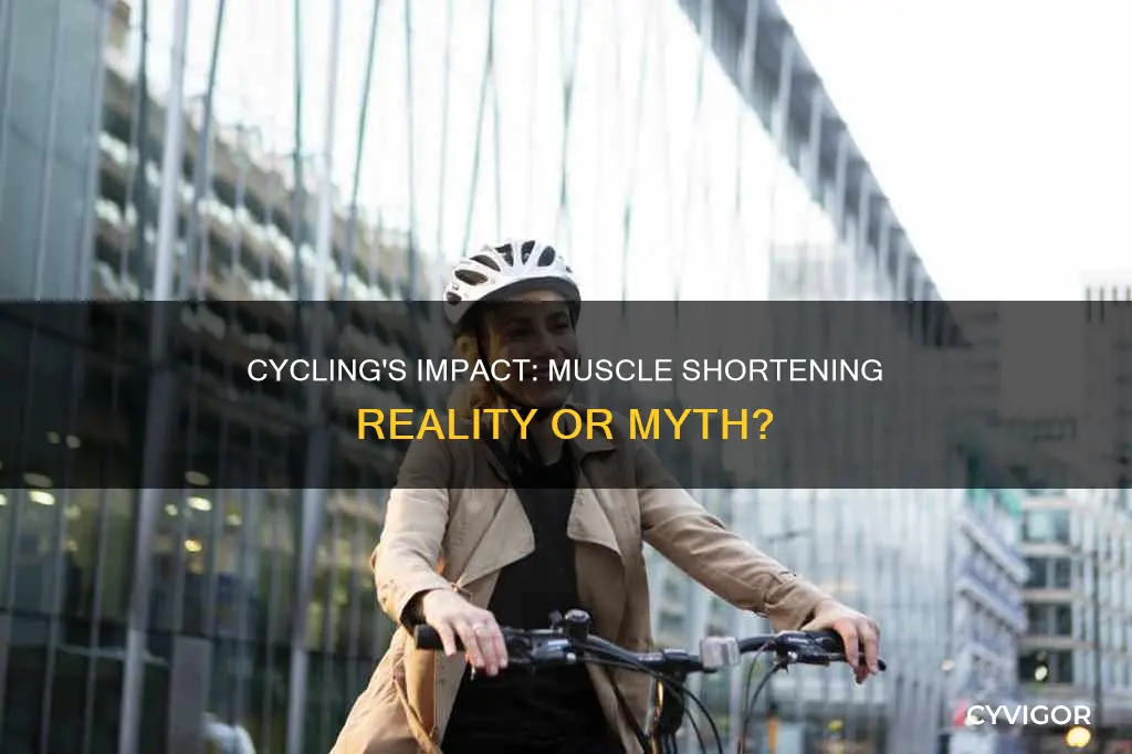 does cycling shorten muscles