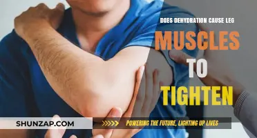 Dehydration's Impact: Leg Muscle Tightness and Cramps