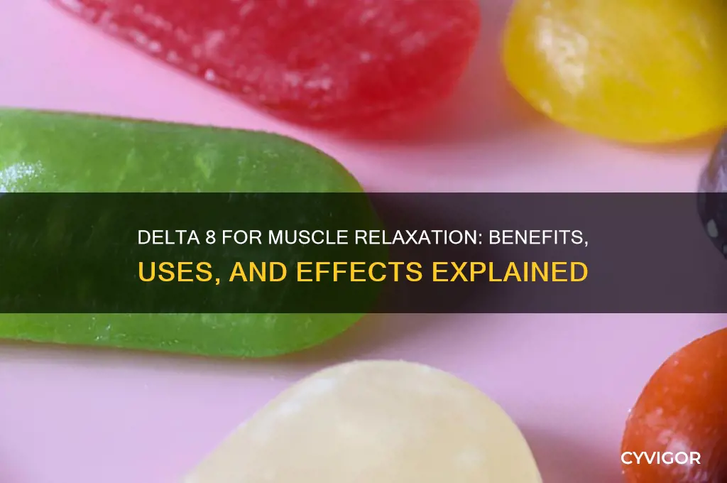 does delta 8 relax muscles