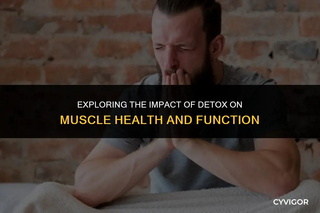 does detox affect muscles