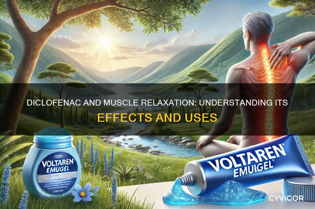 does diclofenac relax muscles