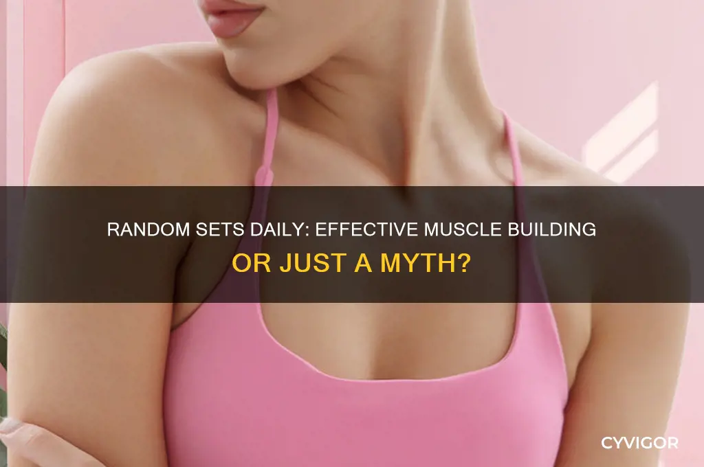 does doing sets randomly throughout the day gain muscle