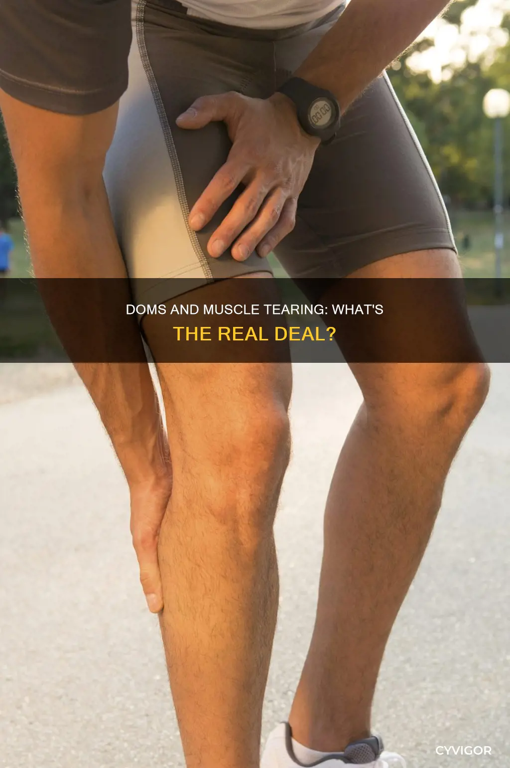 does doms mean muscle tearing