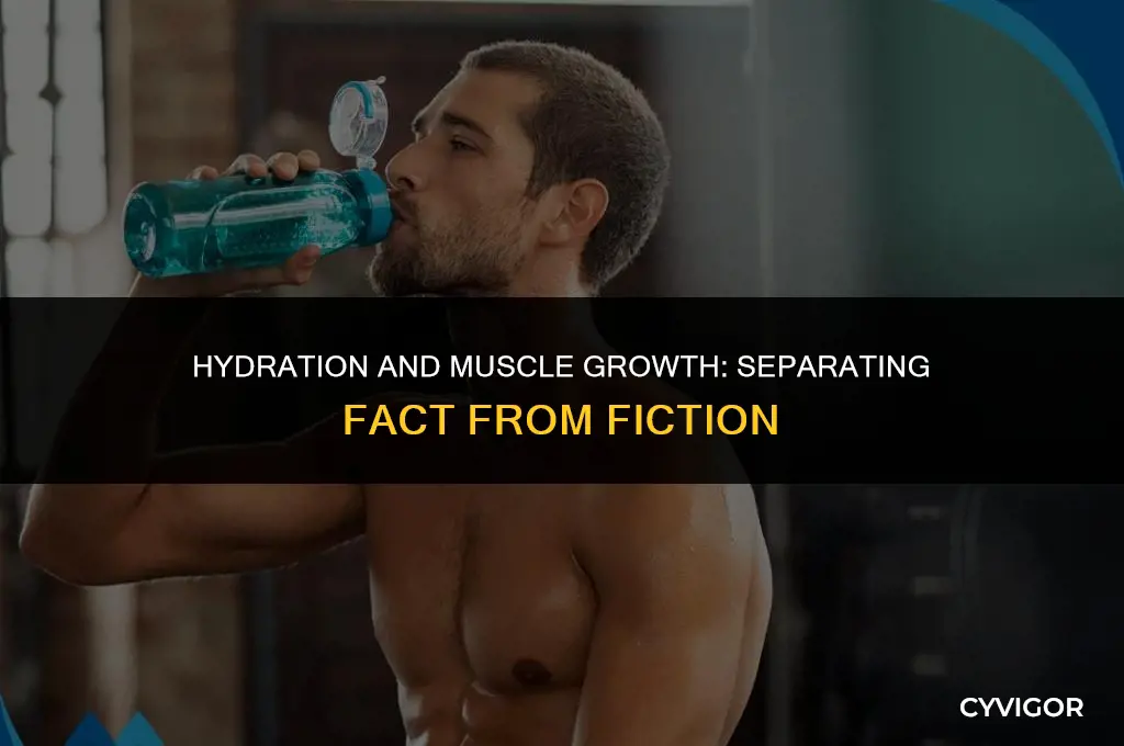 does drinking water build muscle