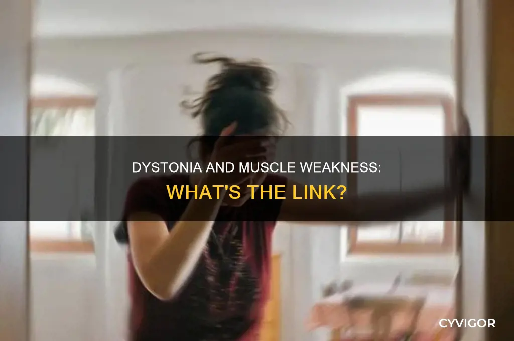 does dystonia cause muscle weakness
