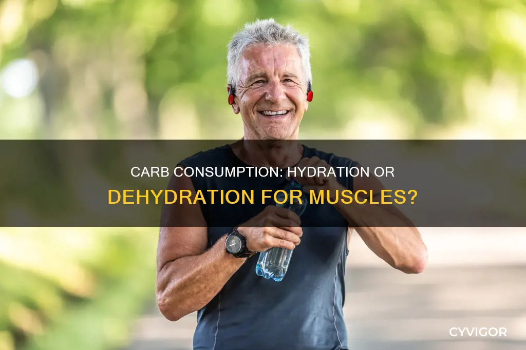 does eating carbs dehydrate muscles