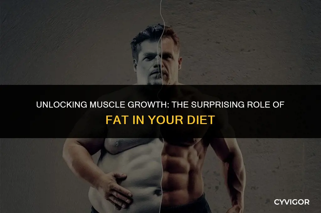 does eating fat help build muscle