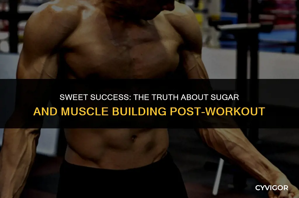 does eating sugar after a workout help build muscle
