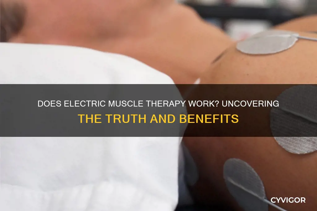 does electric muscle therapy work