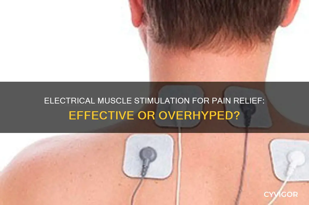 does electrical muscle stimulation work for pain