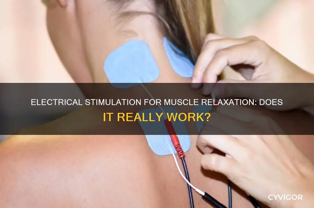 does electrical stimulation relax muscles