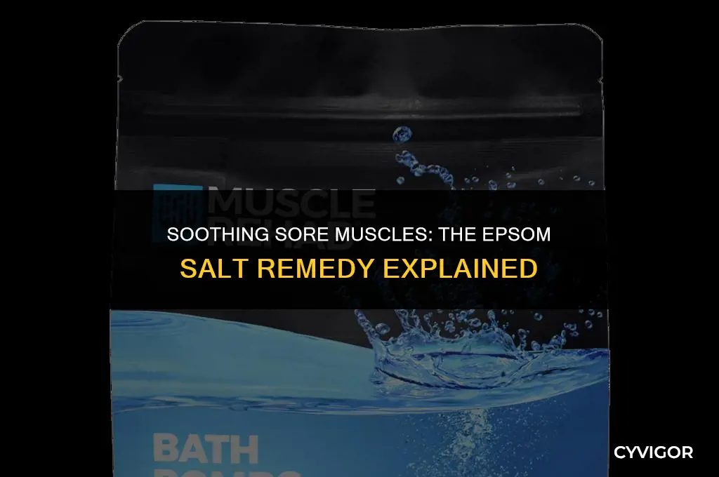 does epsom salt get rid of sore muscles