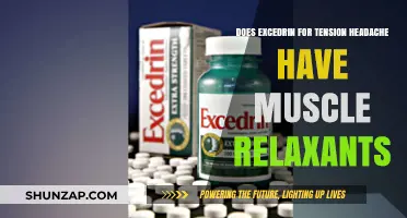 Excedrin Tension Headache: Does It Contain Muscle Relaxants?