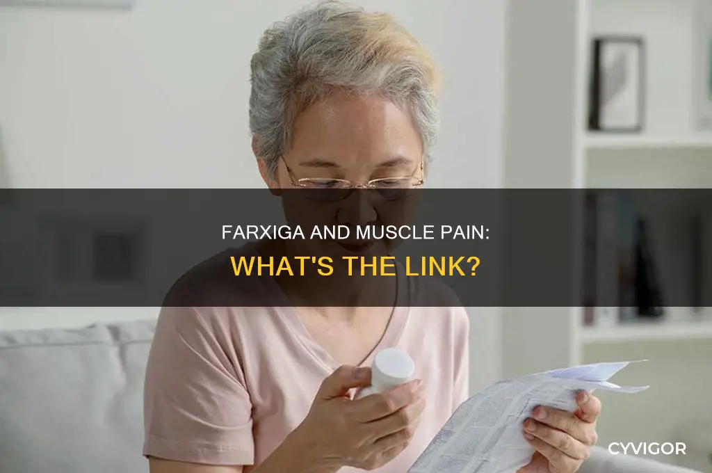 does farxiga cause muscle pain