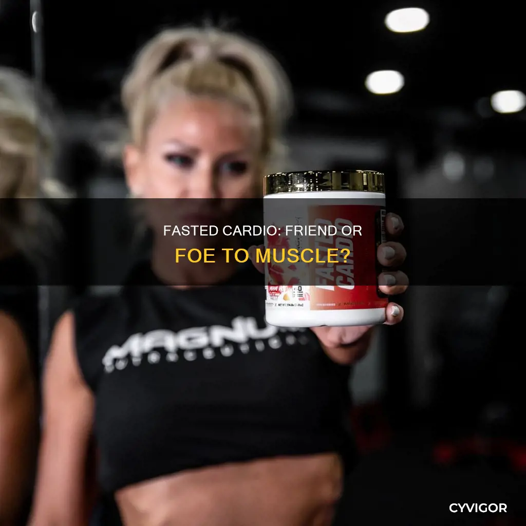 does fasted cardio burn muscle