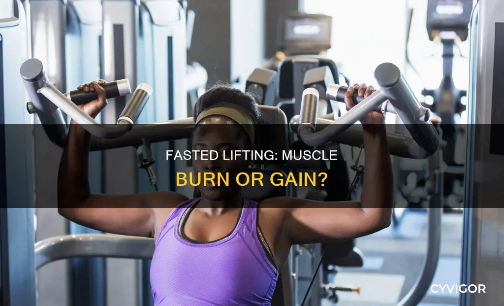 does fasted lifting burn muscle