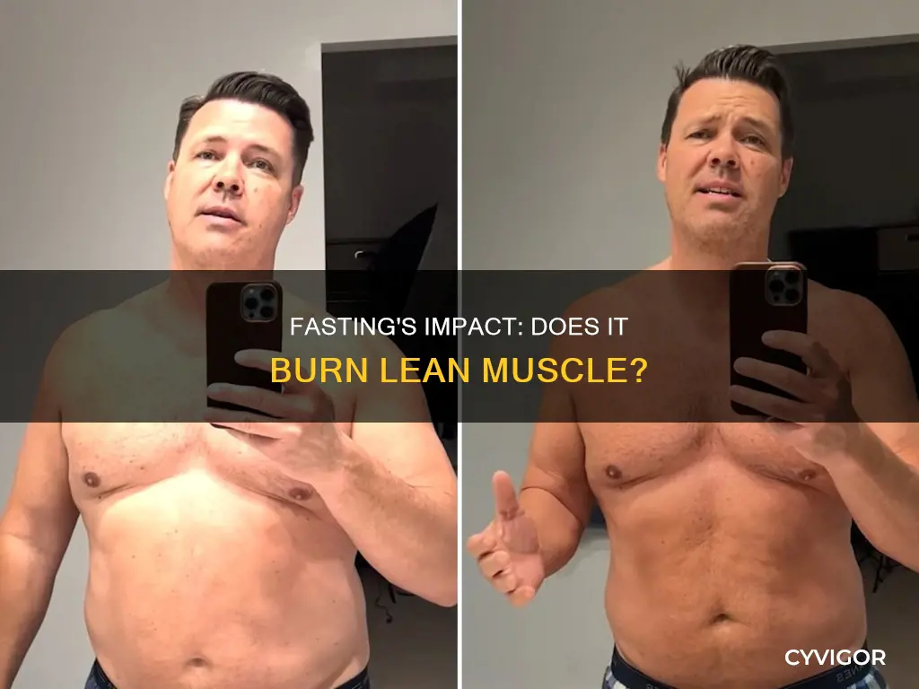 does fasting burn lean muscle