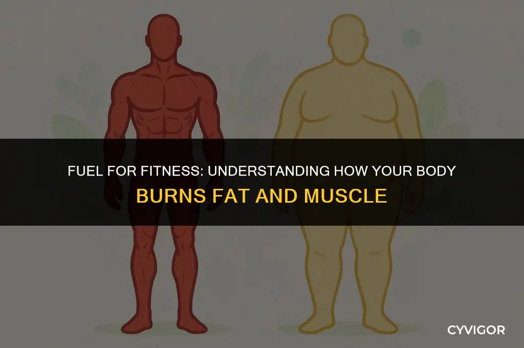 does fat or muscle get used first
