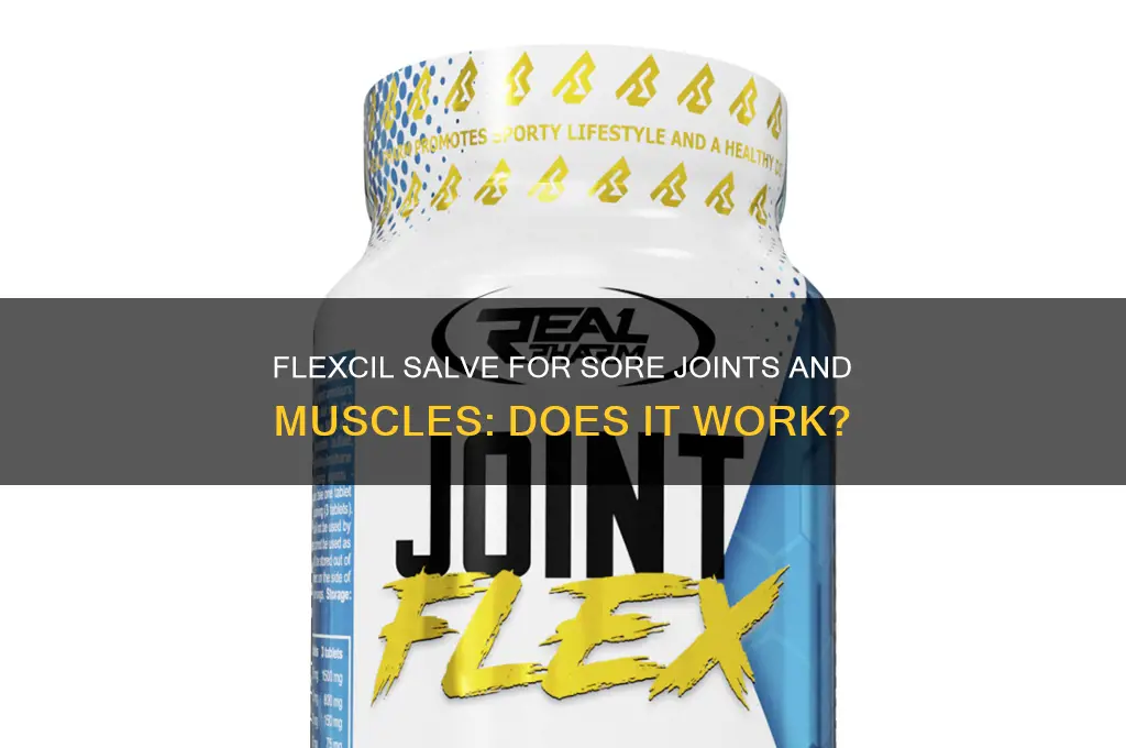 does flexcil make a salve for sore joints and muscles