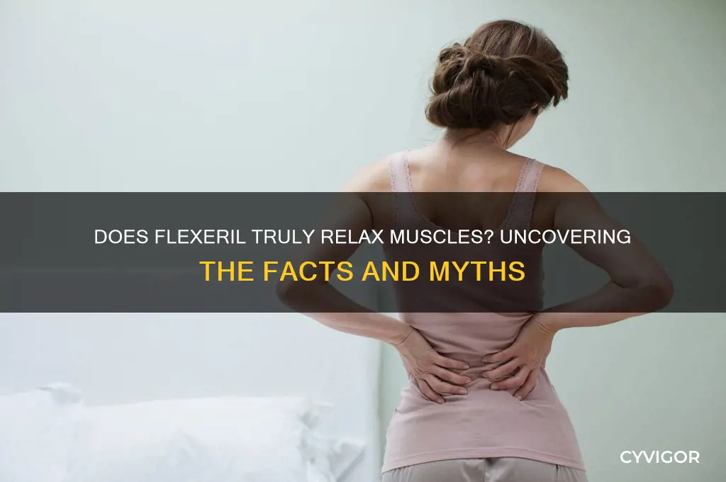 does flexeril actually relax muscles