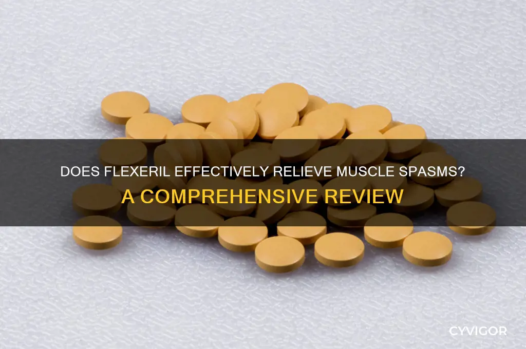 does flexeril work for muscle spasms