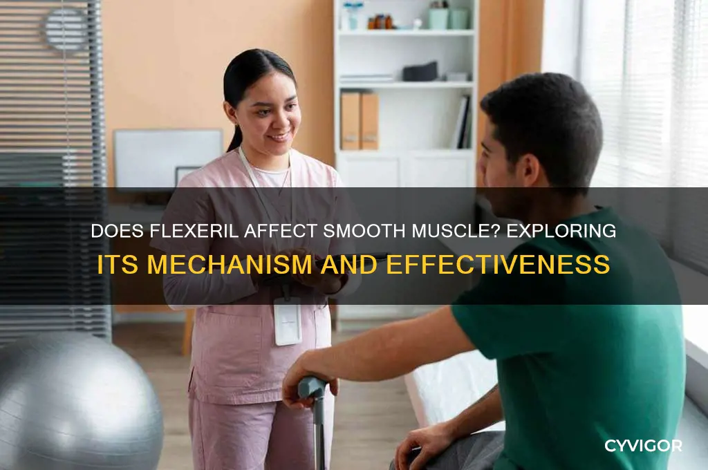 does flexeril work on smooth muscle