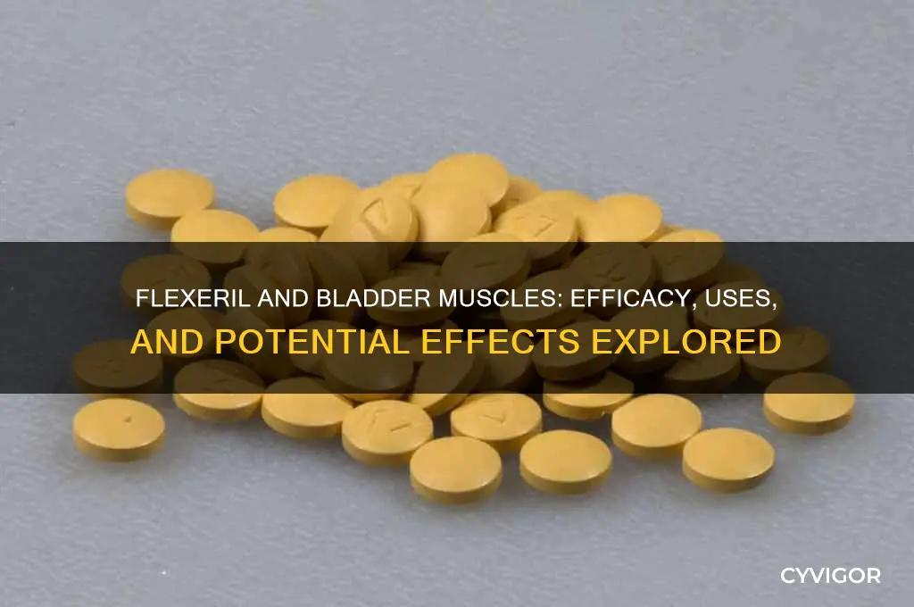 does flexeril work on the bladder muscles