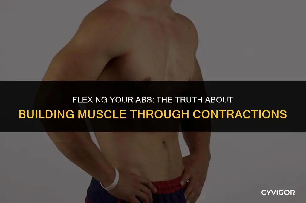 does flexing your abs build muscle