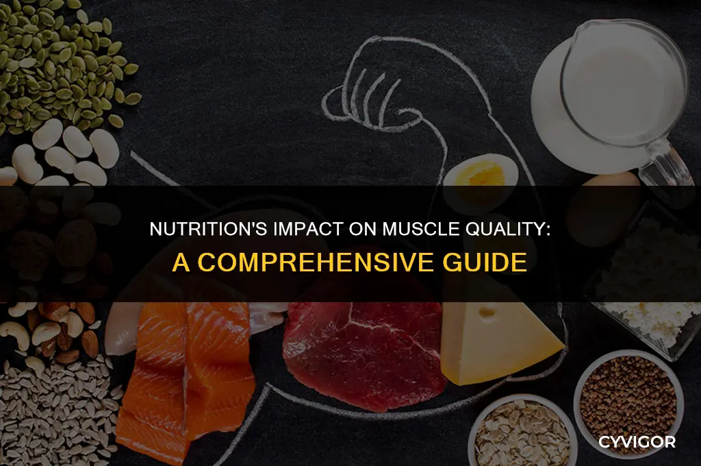 does food affect muscle quality