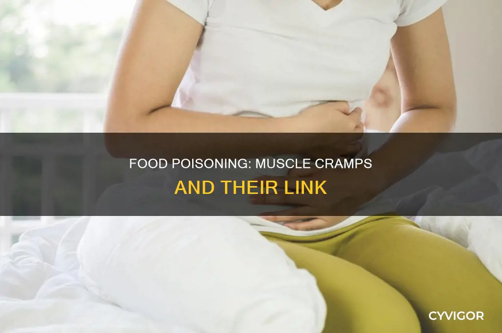 does food poisoning cause muscle cramps