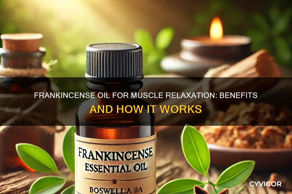 does frankenscence oil relax muscles
