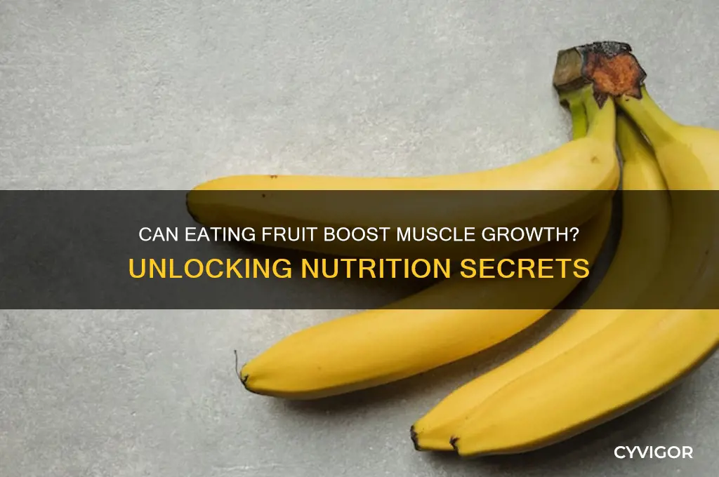 does fruit help gain muscle