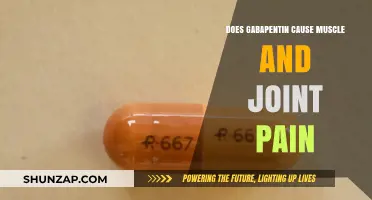Gabapentin's Uncomfortable Side Effects: Muscle and Joint Pain