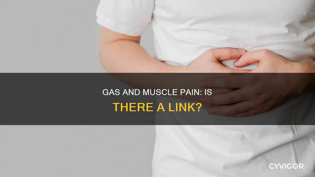 does gas cause muscle pain