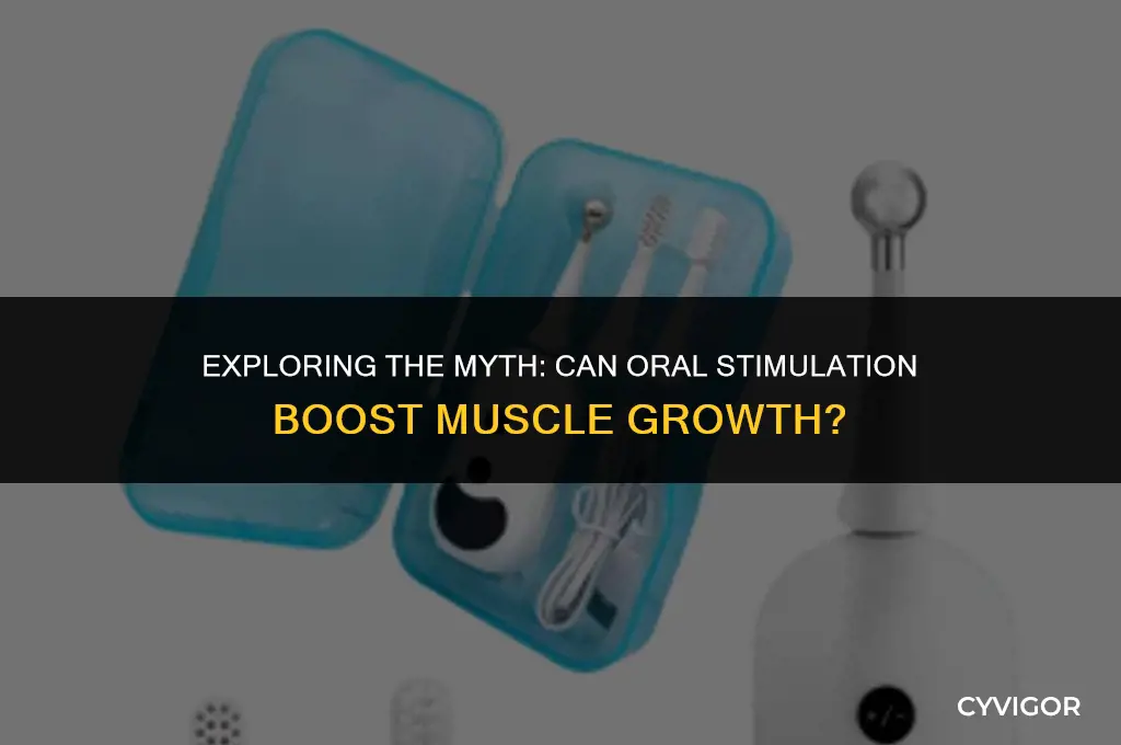 does getting head increase muscle growth