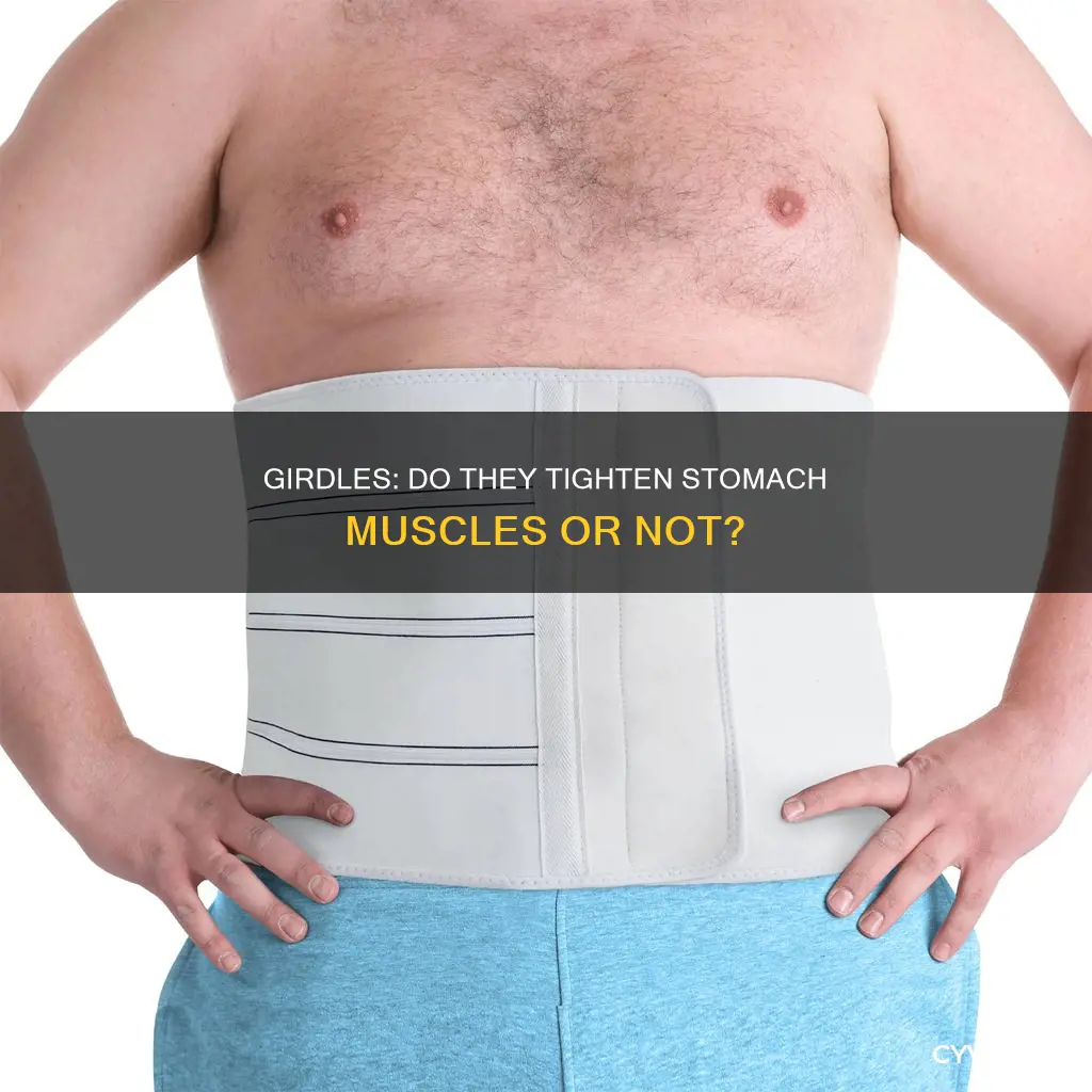 does girdle tighyeb stimach muscles