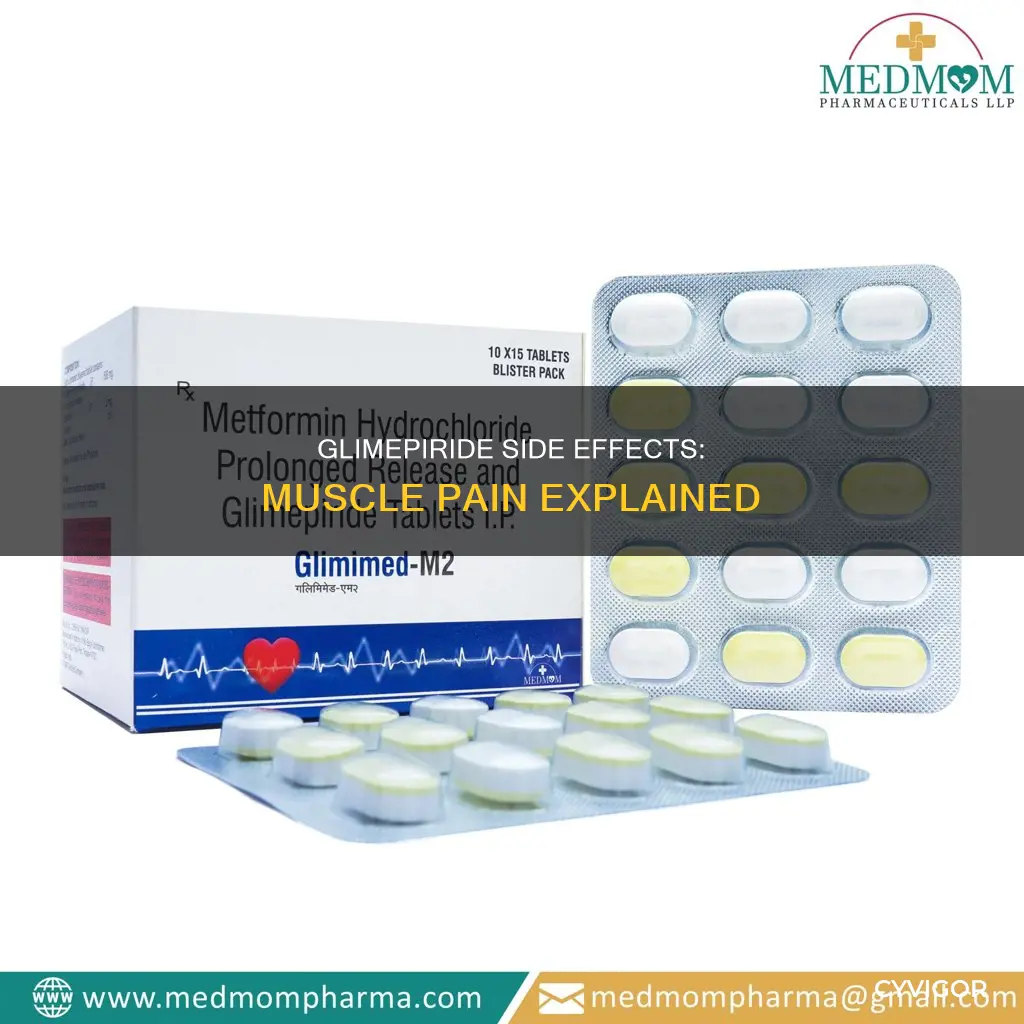 does glimepiride cause muscle pain