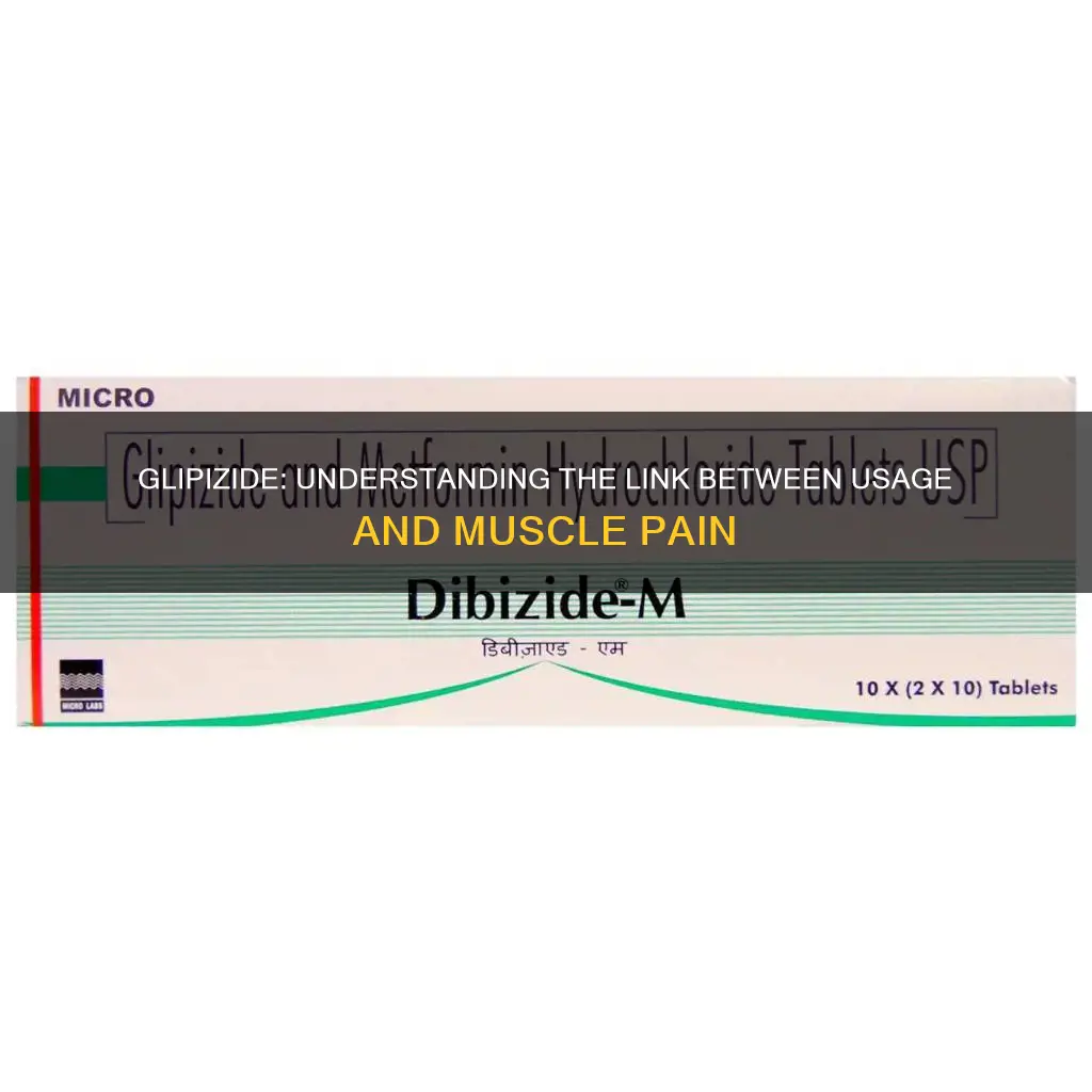 does glipizide cause muscle pain