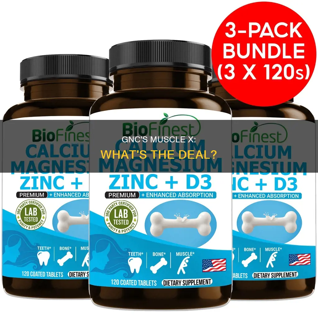 does gnc sell muscle x