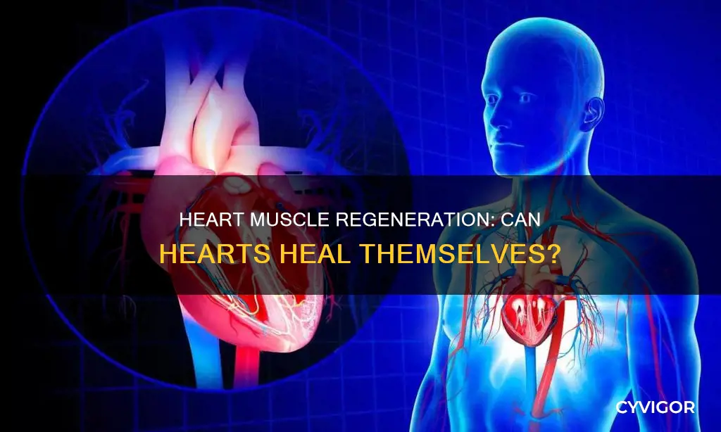 does heart muscle repair itself