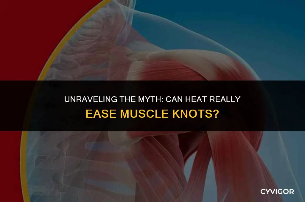 does heat get rid of muscle knots