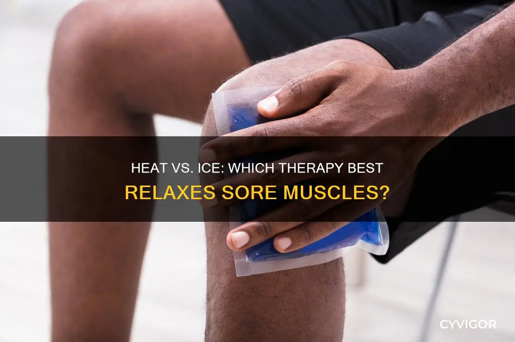 does heat or ice relax muscles