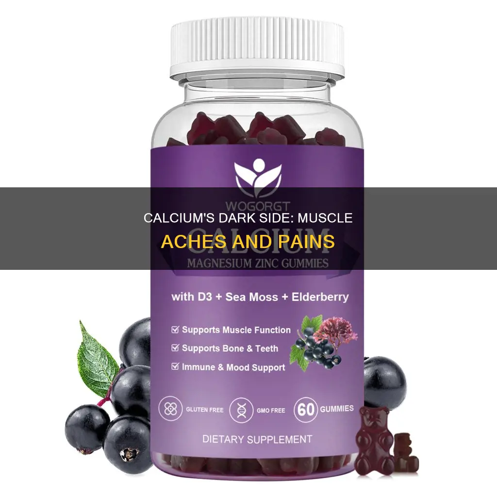 does high calcium leves cause muscle aches