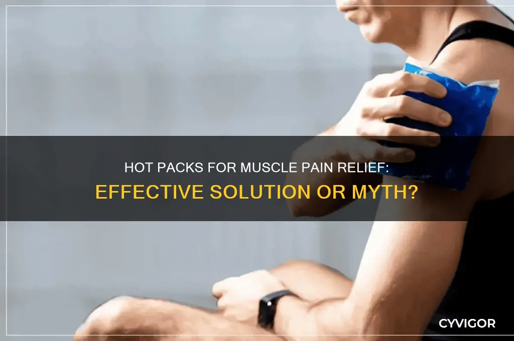 does hot pack reduce muscle pain