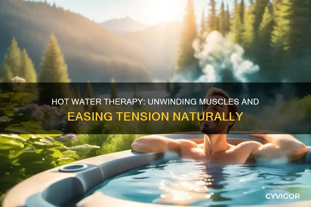 does hot water relax your muscles