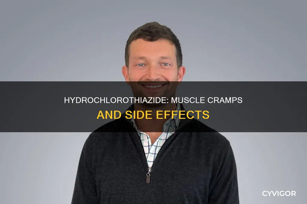does hydrochlorothiazide cause muscle cramps
