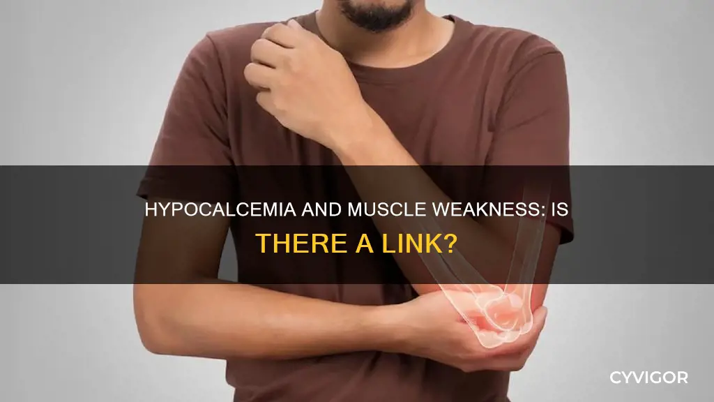does hypocalcemia cause muscle weakness
