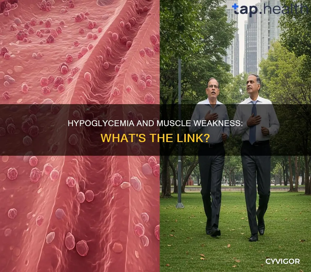 does hypoglycemia cause muscle weakness