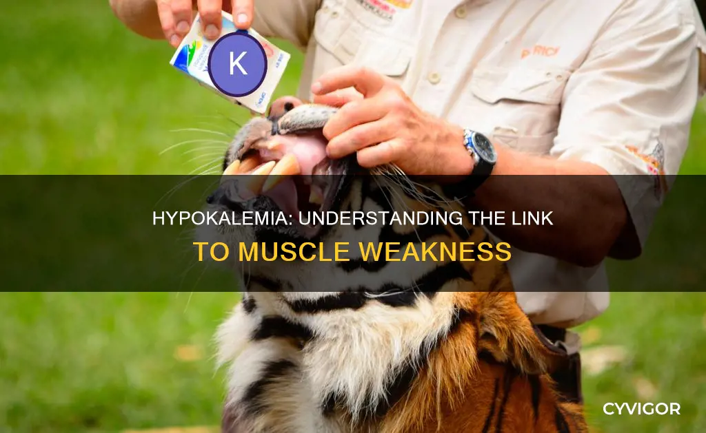 does hypokalemia cause muscle weakness