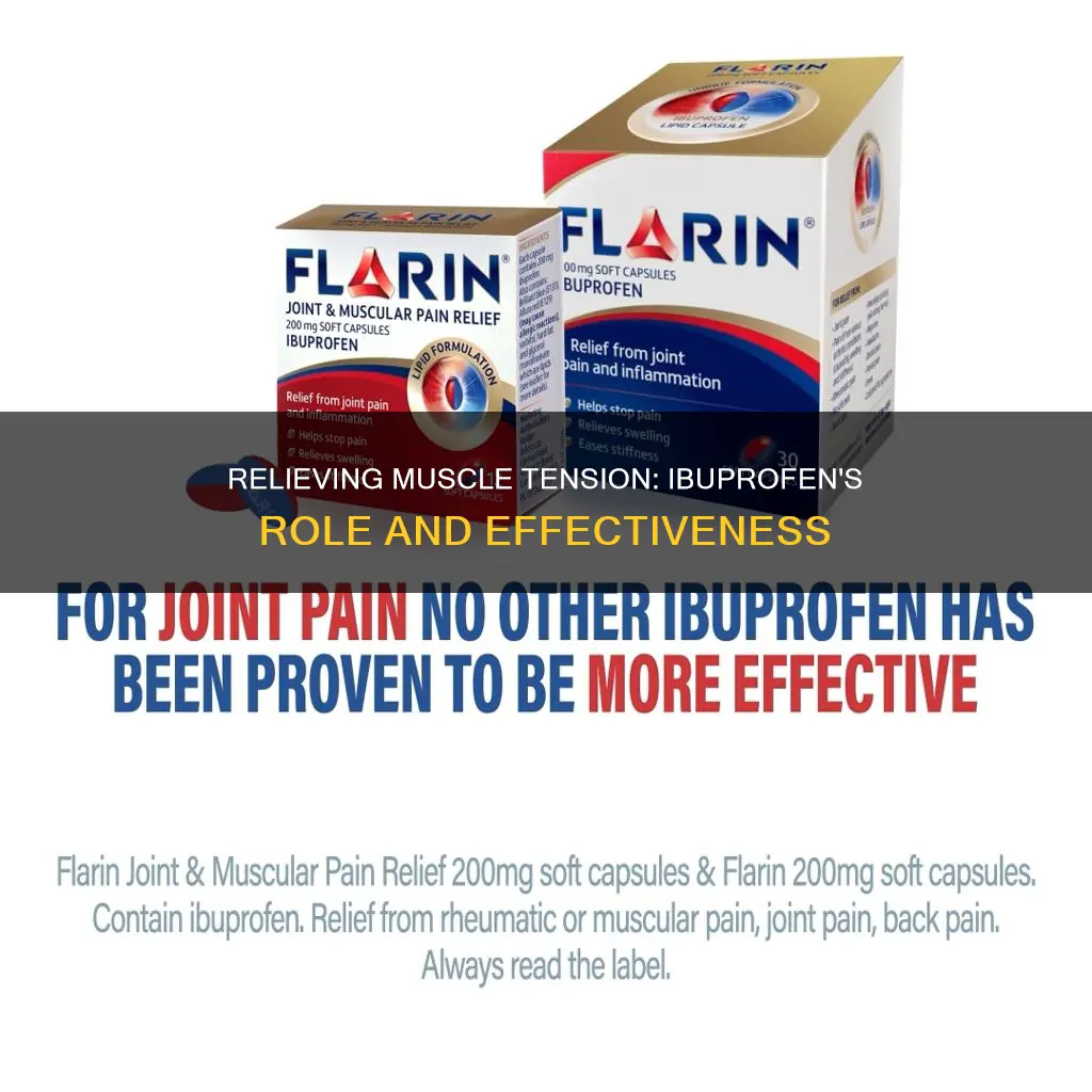 does ibuprofen relieve muscle tension